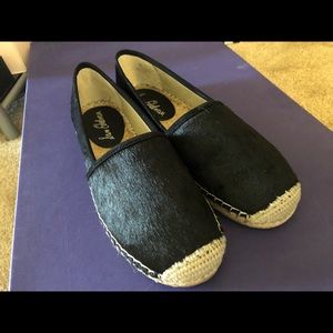 Sam Edelman lynn black hair espadrilles